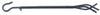 Panacea Open Hearth Black Matte Steel Fireplace Tongs