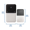 Heath Zenith Piezo Black/White Plastic Wireless Door Bell