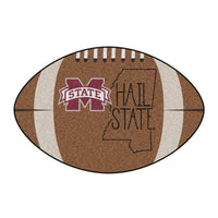 Mississippi State University Southern Style Football Rug - 20.5in. x 32.5in.
