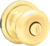 Kwikset Juno Polished Brass Privacy Lockset 1.75 in.
