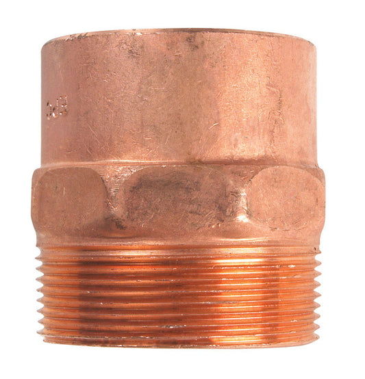 Nibco 2 in. Copper X 2 in. D MIP Copper Pipe Adapter 1 pk