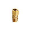 3/8 in. Compression X 1/4 in. D Male Brass Connector (Pack of 5)