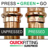 Quickfitting 1/2 in. Press in. X 1/2 in. D Press in. Copper 90 Degree Elbow