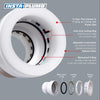 Keeney Insta Plumb 1-1/2 in. D Plastic 90 Degree Coupling