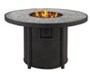 Living Accents 42 in. W Steel Round Propane Fire Pit