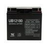 Universal Power Group UB12180 18 Ah 12 V Lead Acid Battery (Pack of 2)