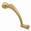 Prime-Line Coppertone Cast Metal Single-Arm Casement Crank Handle For Daryl Windows