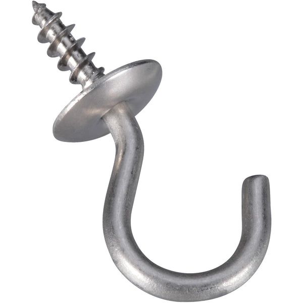 Gancho de copa V2022 de 3/4", paquete de 4, de acero inoxidable