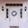 Celebrations Home 30 in. D LED Prelit Multicolored Snowy Scotch Pine Wreath (Pack of 4)