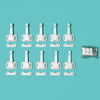 Regalo White Plastic Cabinet Locks 12 pk