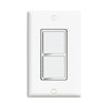 Leviton Decora 15 amps Single Pole Rocker Grounding Switch White 1 pk - Open Box