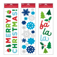 Impact Innovations Christmas Window Clings Multicolored Plastic 1 each (Pack of 24)