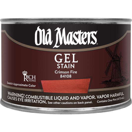 Old Masters Crimson Fire Gel Stain 1 pt.