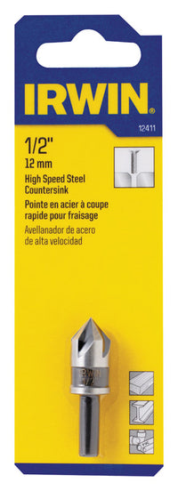 Irwin 1/2 in. D High Speed Steel Countersink 1 pc