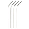 Harold Import Brown Stainless Steel Straws