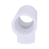 Charlotte Pipe Schedule 40 1/2 in. Slip x 3/4 in. Dia. Slip PVC Reducing Tee (Pack of 25)