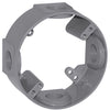 Sigma Electric New Work 16.5 cu in Round Metallic Extension Ring Gray