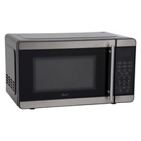 Avanti 0.7 cu ft Black/Silver Microwave 700 W
