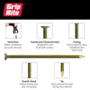 Grip-Rite 8D 2-3/8 in. Sinker Coated Steel Nail Round 50 lb.