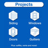 GE Silicone Clear Silicone 2 Window and Door Silicone 10.1 oz. (Pack of 12)