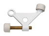 National Hardware Zinc w/Rubber Tip White Hinge Pin Door Stop Mounts to door .5 in.