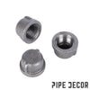 BK Products 3/4 in. MPT Black Malleable Iron Cap (Pack of 5)