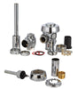 Sloan Regal Urinal Flush Valve Silver Polished Chrome Brass