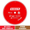 Diablo 8-1/4 in. D X 5/8 in. TiCo Hi-Density Carbide Circular Saw Blade 60 teeth 1 pk