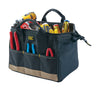 CLC 8.5 in. W X 8 in. H Polyester Tool Bag 14 pocket Black/Tan 1 pc - Deal of The Week