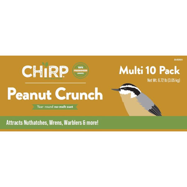 Chirp Peanut  No Melt Peanut Suet 10.75 oz