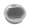 Air Vent 3 in. W X 3 in. L Mill Silver Aluminum Mini Louver