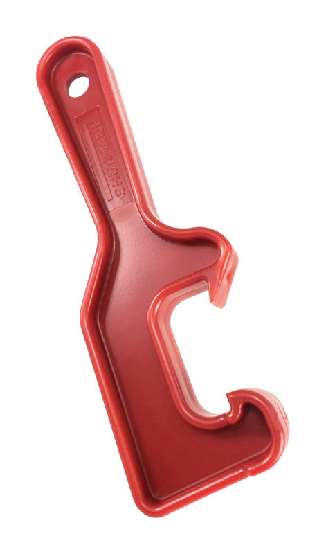 Shur-Line 2.4 in. W X 8.1 in. L Red Plastic Pail Lid Opener