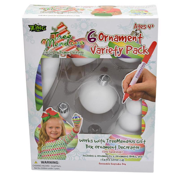 Hey Buddy Hey Pal Treemendous Christmas Ornament Refills Plastic 6 pc (Pack of 24)