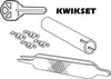 Prime-Line No. 5 Metal Re-Keying Kit 1 pk - Open Box