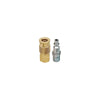 Campbell Hausfeld Brass/Steel Air Coupler and Plug Set 1/4 in. Female Male 2 pc