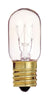 Bombilla incandescente especial Satco T7 de 15 W E17 (intermedia), luz blanca suave (paquete de 12)