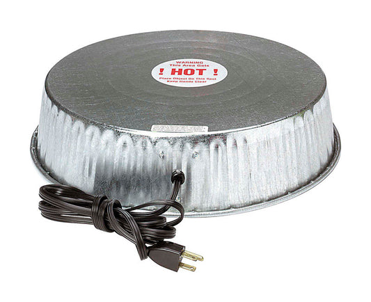 Little Giant Gray Metal Electric Fount Heater Base 3-1/2 H x 16-1/2 W x 16-1/2 D in. for Poultry