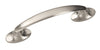 Hickory Hardware Luna Contemporary Bar Cabinet Pull 3 in. Satin Nickel 1 pk (Pack of 10)