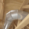 Imperial Manufacturing 6 in. Dia. x 6 in. Dia. Adjustable 90 deg. Galvanized Steel Elbow Exhaust (Pack of 8)