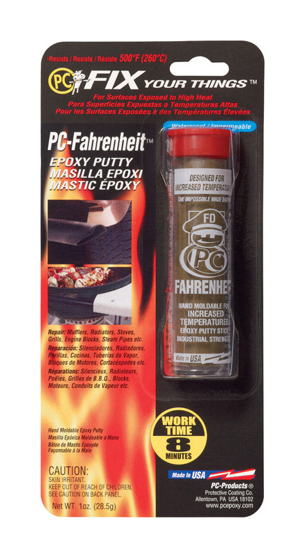 PC Products PC-Fahrenheit High Strength Brown Putty Epoxy 1 oz.