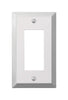 Amerelle Century Polished Chrome 1 gang Stamped Steel Decorator Wall Plate 1 pk