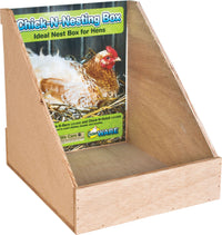 Chick-N-Nesting Box, Plywood, 11 x 12-3/4 x 12-1/2-In.