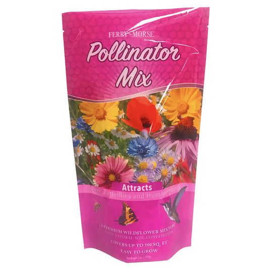 Ferry-Morse Pollinator 500 sq. ft. Coverage Area Wildflower Seed Mix 7 oz.
