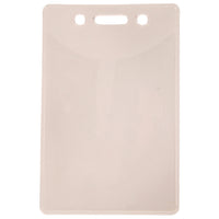 Hillman Plastic Clear ID Holder Badge Sleeve (Pack of 5).