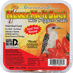 Pine Tree Farms Never Melt Suet Cake