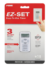 Prime EZ-SET Indoor Digital In Wall Timer 125 V White - Deal of The Week
