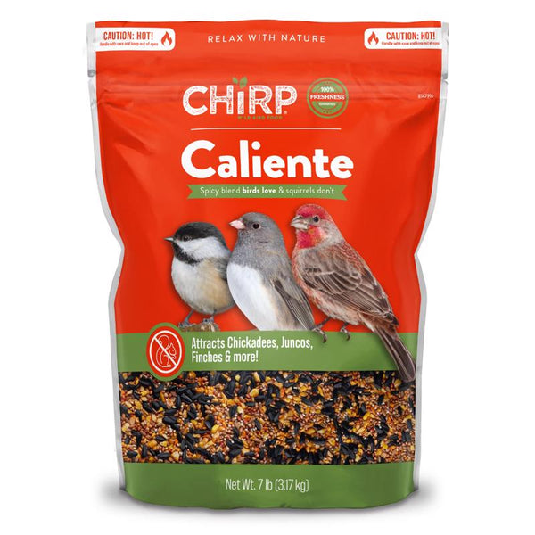 Alimento para aves silvestres Chirp Caliente, 7 lb