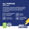 White Lightning 3006 Ultra Almond Siliconized Acrylic Latex Sealant 10 oz. (Pack of 12)
