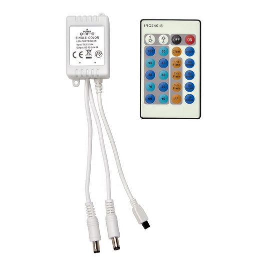 Westek 5.0 in. L White LED Tape Light Remote 1 pk