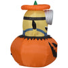 Gemmy Minion Stuart in Jack-O'-Lantern Inflatable